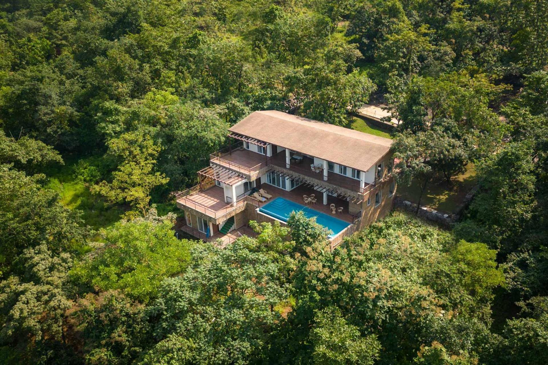 Eden Glade - Khopoli - Mountain-View Villa With Private Pool, Spacious Decks & Indoor Activities 외부 사진